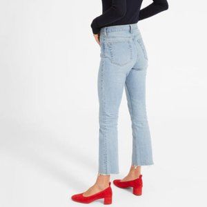 Everlane The Kick Crop Jean Light Blue Wash 26